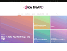 Tablet Screenshot of how-to-guides.com